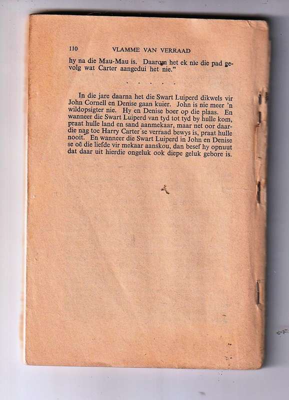 Vlamme van Verraad - Meiring Fouche - Swart Luiperd 47 - Pronk
