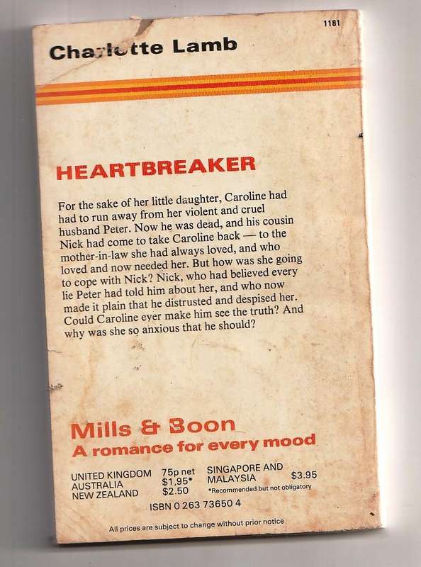 Heartbreaker - Charlotte Lamb - Mills & Boon