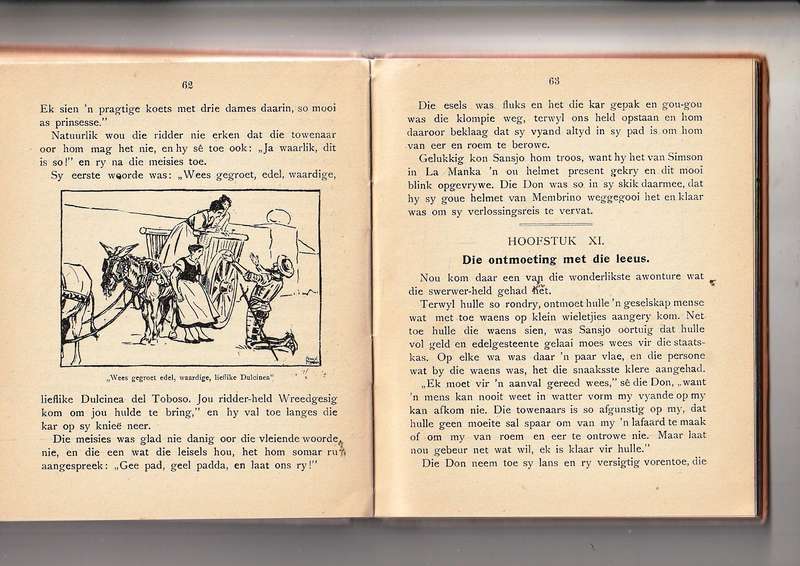 Awonture van die Swerwer-held Don Kwisot - (PAM Brink) skaars 1926 uitgawe
