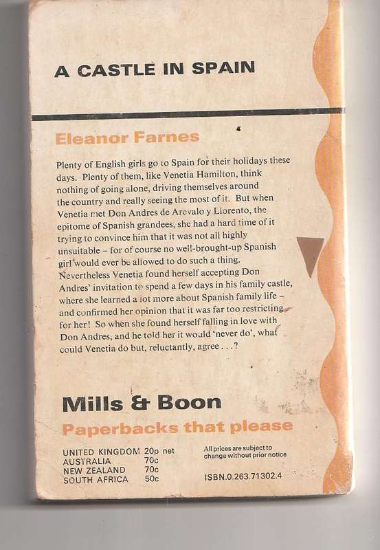 A Castle in Spain - Eleanor Farnes - Mills & Boon