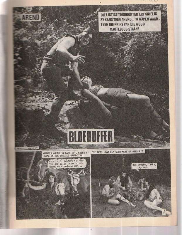 Arend van die Oerwoud & Tanya die vegter nr 86 - Fotoverhaal - Photo Comic