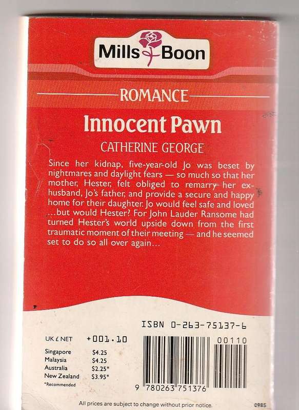 Innocent Pawn - Catherin George - Mills & Boon