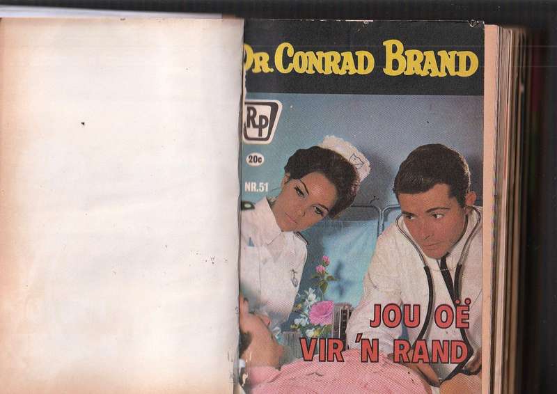 DR Conrad Brand - Bundel netjies gebind van 10 uitgawes 51 tot 60 - Fotoverhaal - Photo Comic - Foto
