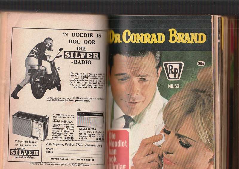 DR Conrad Brand - Bundel netjies gebind van 10 uitgawes 51 tot 60 - Fotoverhaal - Photo Comic - Foto