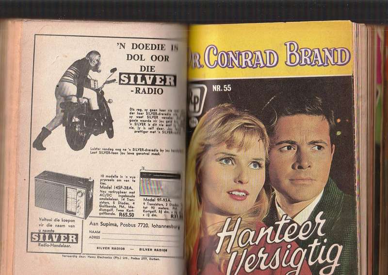 DR Conrad Brand - Bundel netjies gebind van 10 uitgawes 51 tot 60 - Fotoverhaal - Photo Comic - Foto