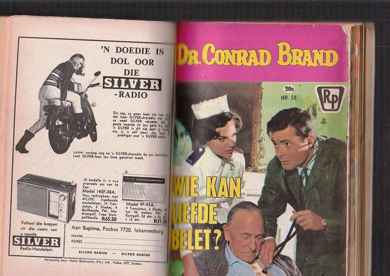 DR Conrad Brand - Bundel netjies gebind van 10 uitgawes 51 tot 60 - Fotoverhaal - Photo Comic - Foto