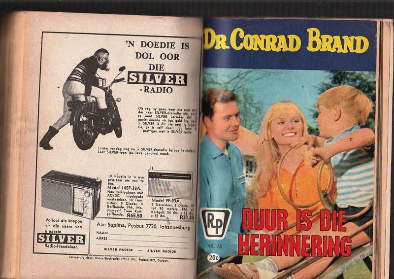 DR Conrad Brand - Bundel netjies gebind van 10 uitgawes 51 tot 60 - Fotoverhaal - Photo Comic - Foto