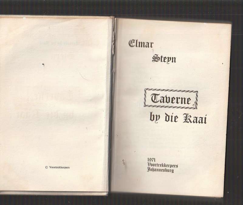Taverne by die Kaai - Elmar Steyn - Ou Kaapse verhaal