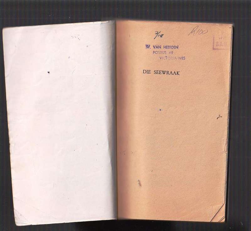 Die Seewraak - Gerrie Radlof - Oloff die Seerower nr 2 - Pionier boeke