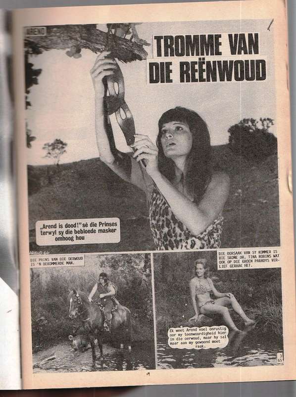 Arend van die Oerwoud & Tanya die vegter nr 65 - Fotoverhaal - Photo Comic