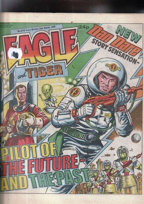 Eagle & Tiger Bronze age comic no 210 - 28 March 1986