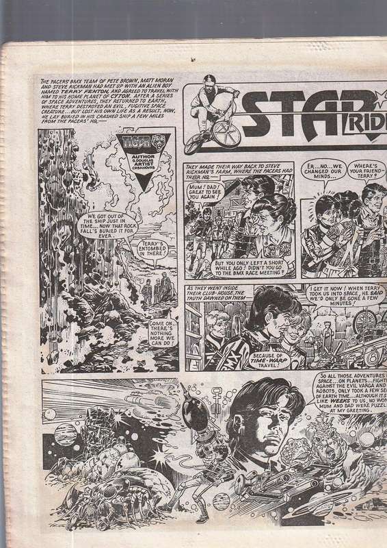 Eagle & Tiger Bronze age comic no 210 - 28 March 1986