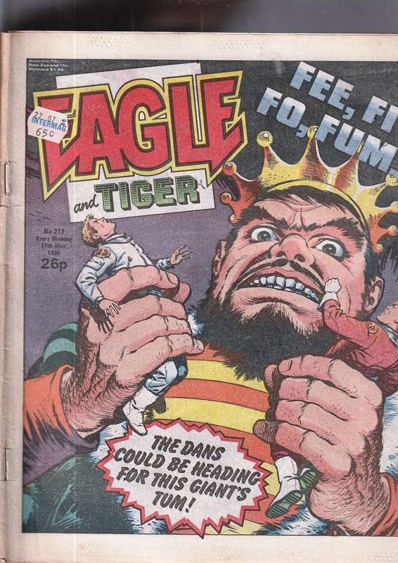 Eagle & Tiger Bronze age comic no 217 - 17 May 1986