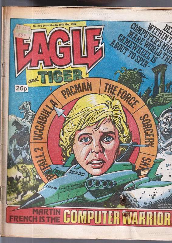 Eagle & Tiger Bronze age comic no 218 - 10 May 1988