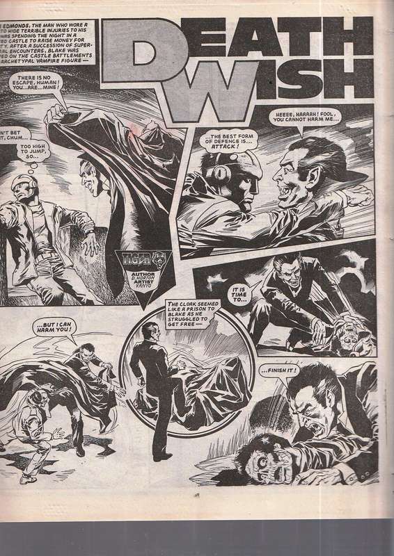 Eagle & Tiger Bronze age comic no 218 - 10 May 1988