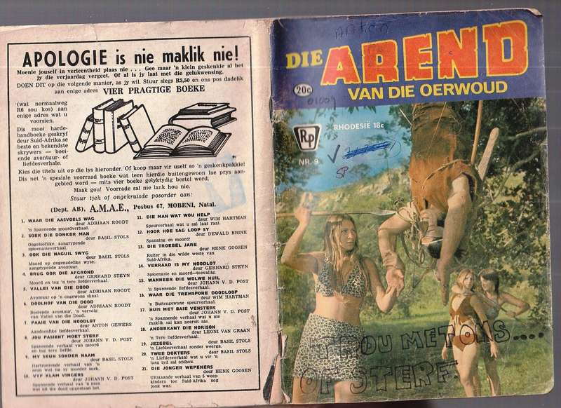 Arend van die Oerwoud nr 9 - Fotoverhaal - Photocomic - Photo story - Fotoboek
