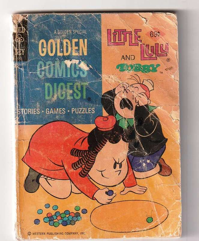 Gold key - Golden Comics Digest no 46 - Little Lulu & Tubby 1975 - Bronze Age