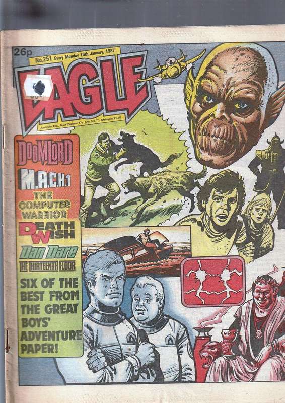 Eagle no 251 - copper age comic 10 Jan 1987
