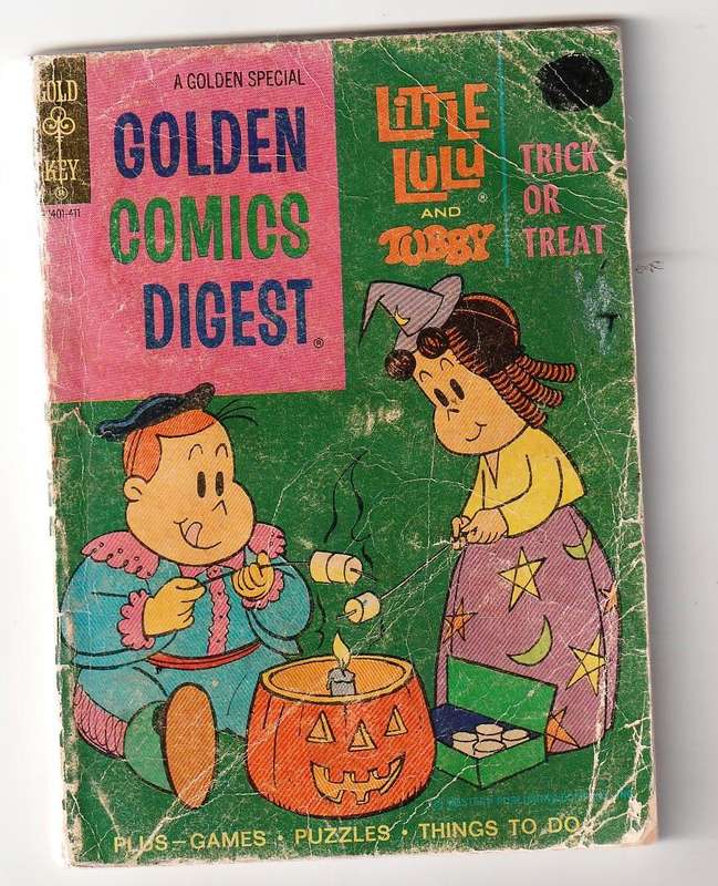 Gold key - Golden Comics Digest no 40 - Little Lulu & Tubby 1974 - Bronze Age
