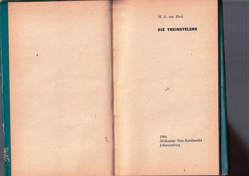Die treinstelers - HS van Blerk - die verhaal van jongmense wie se lewe heeltemal verkeerd loop