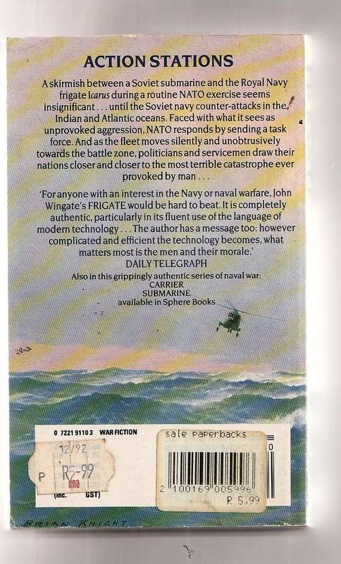 Frigate - John Wingate - explosive naval warfare action