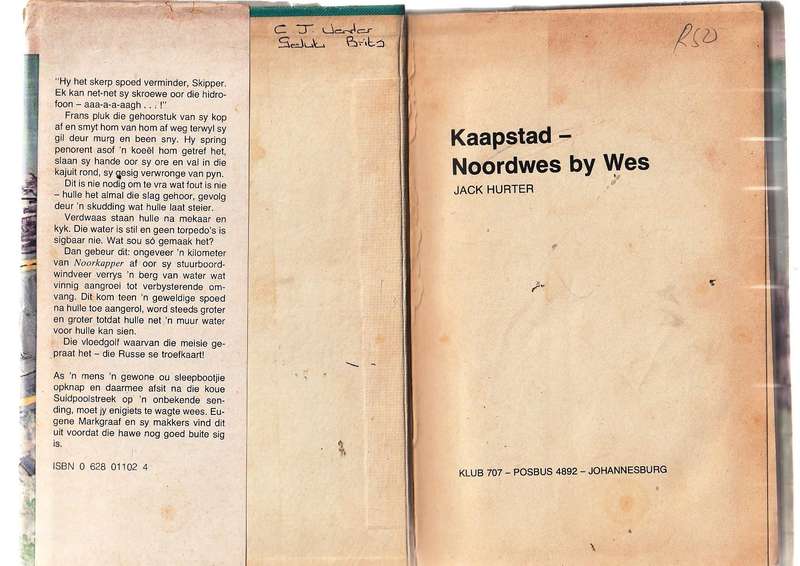Kaapstad - Noorwes by Wes - Jack Hurter - Klub 707