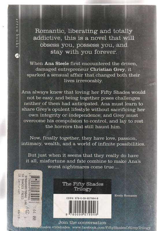 Lot of 3 - Fifty Shades - EL James - Grey / Darker / Freed
