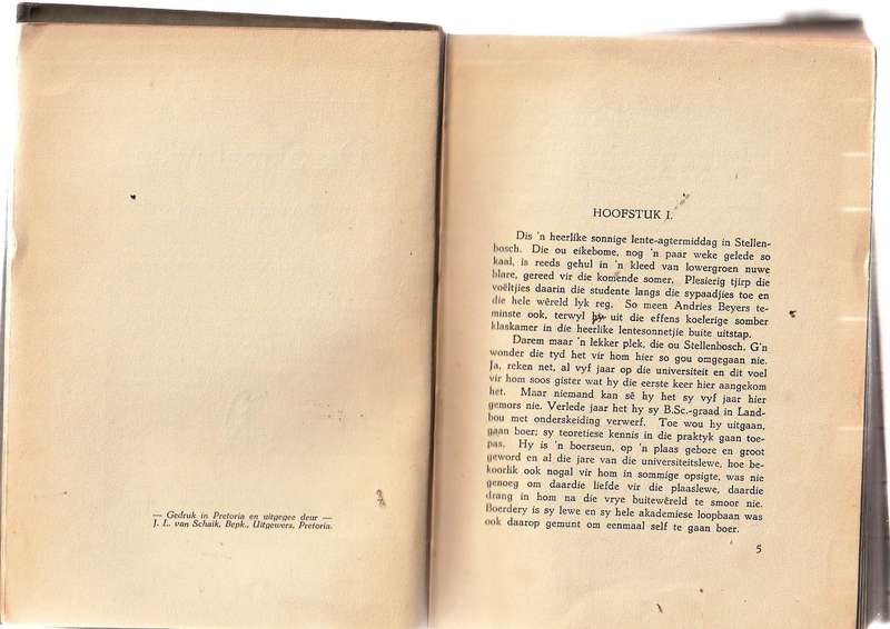 Die Skraal Man - AJ du Plessis - 1937 - n Grensplaas reeks boek