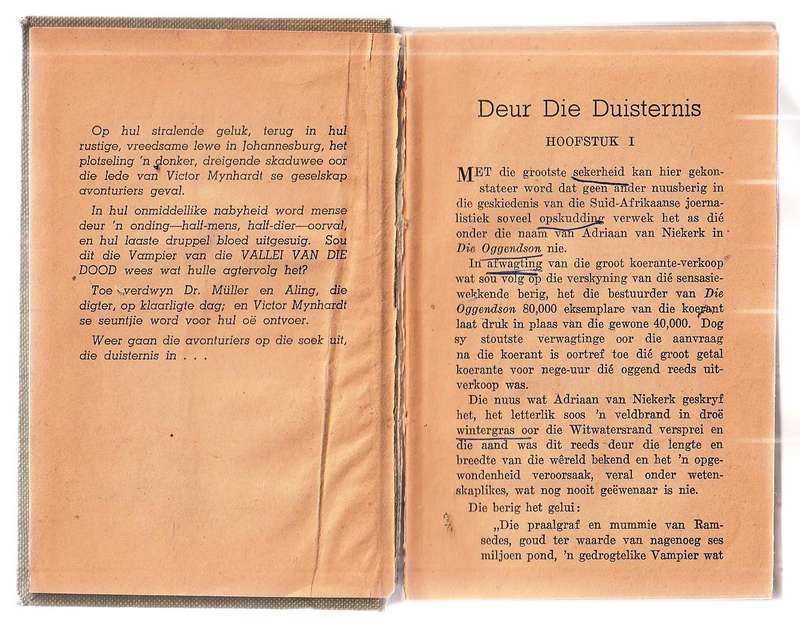 Deur die Duisternis - Adriaan Roodt - APB 1942 - Verlore Vallei Reeks