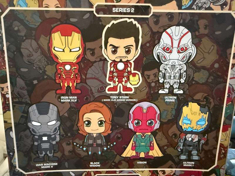 Avengers Age Of Ultron Collectible Set - Cosbaby Series 2 Hot Toys
