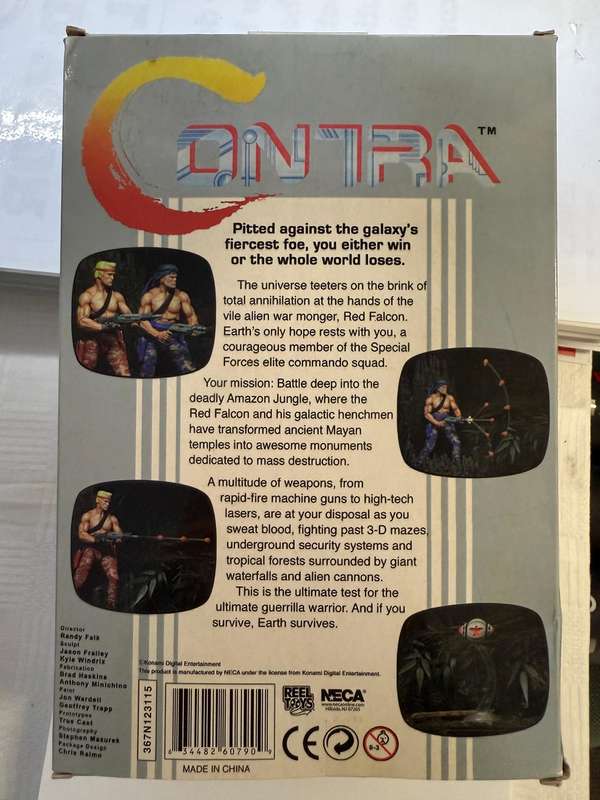 Contra  7 Scale Action Figures  Bill and Lance 2-Pack - NECA