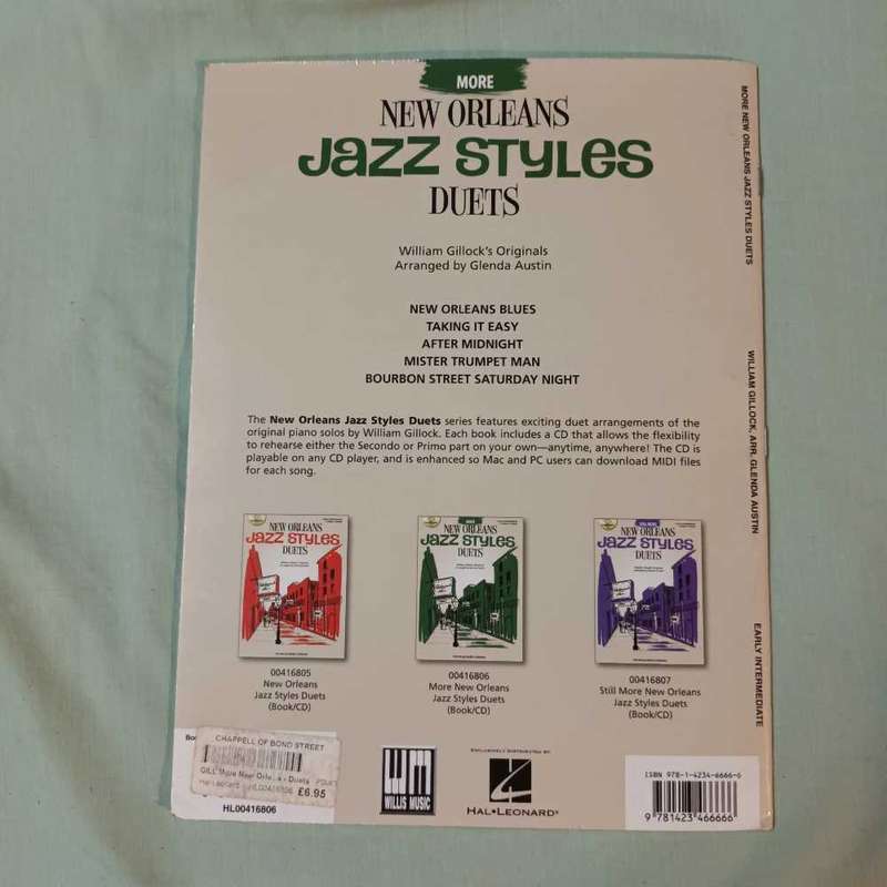 More New Orleans Jazz Styles Duets sheet music