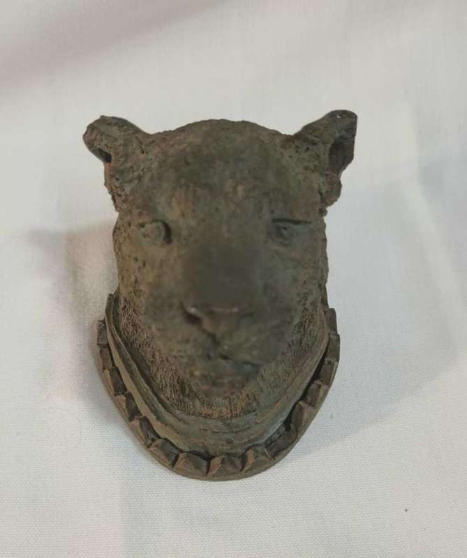 Leopard paperweight