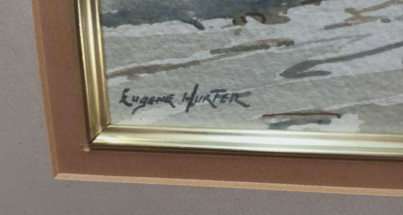 Eugene Hurter watercolour