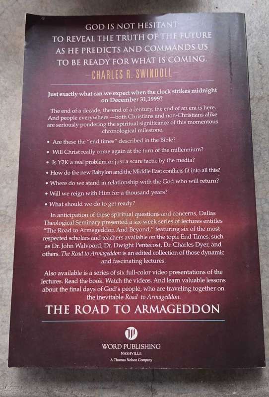 The Road to Armegeddon. Swindoll, Walford and Pentecost. Christian book.