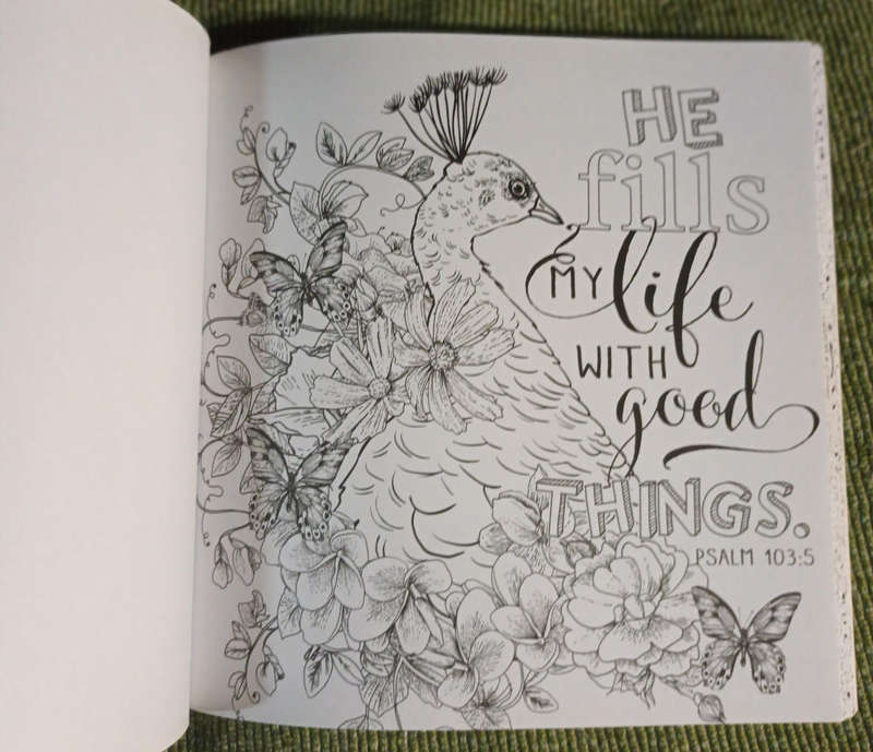 Coloring book. BE STILL AND KNOW THAT I AM GOD