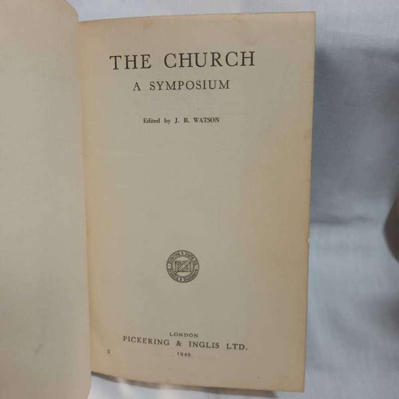 The church.  A Symposium. Christian book