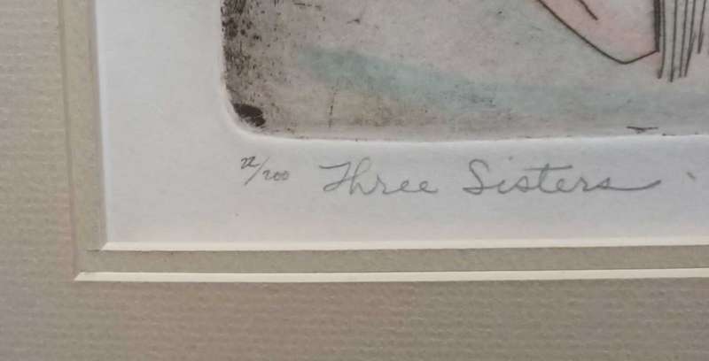 Irving Amen lithograph