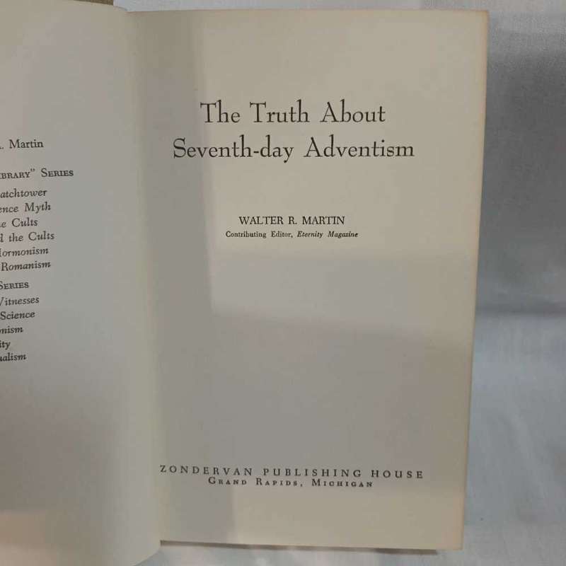 The truth about Seventh-day Adventism. Marth