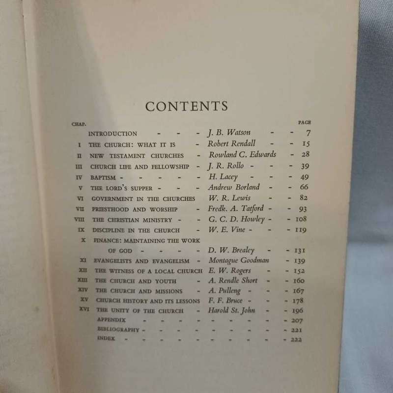The church.  A Symposium. Christian book