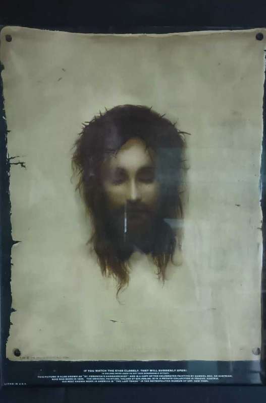 St. Veronica's Handkerchief lithograph