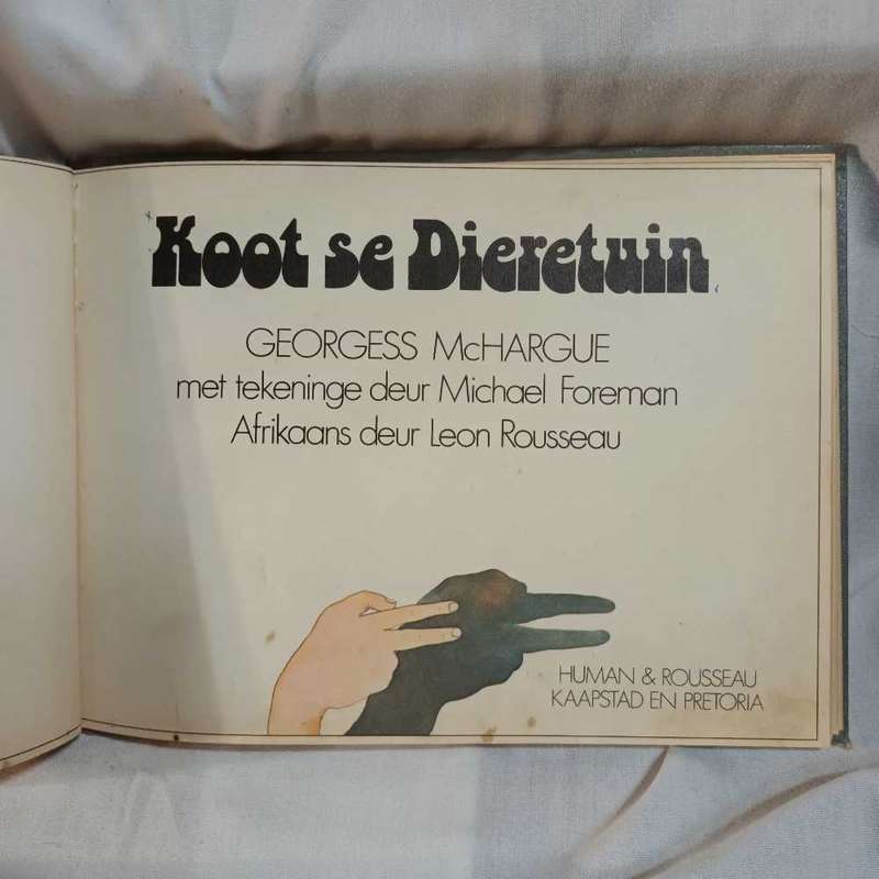 Koot se Dieretuin. McHargue. Afrikaanse Kinderboek