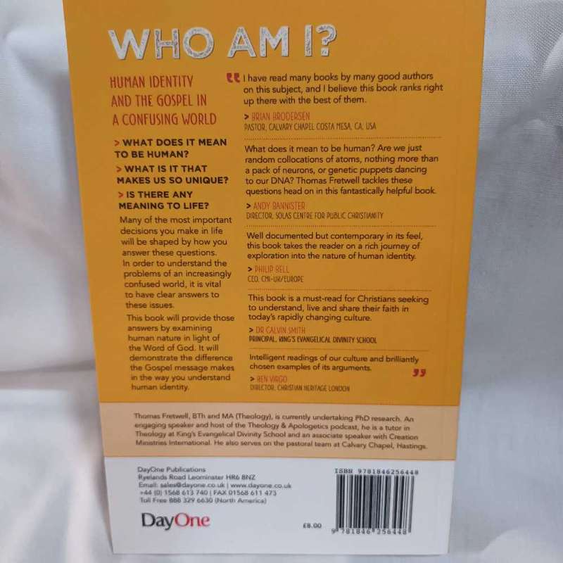 Who am I? Thomas Fretwell. Christian book