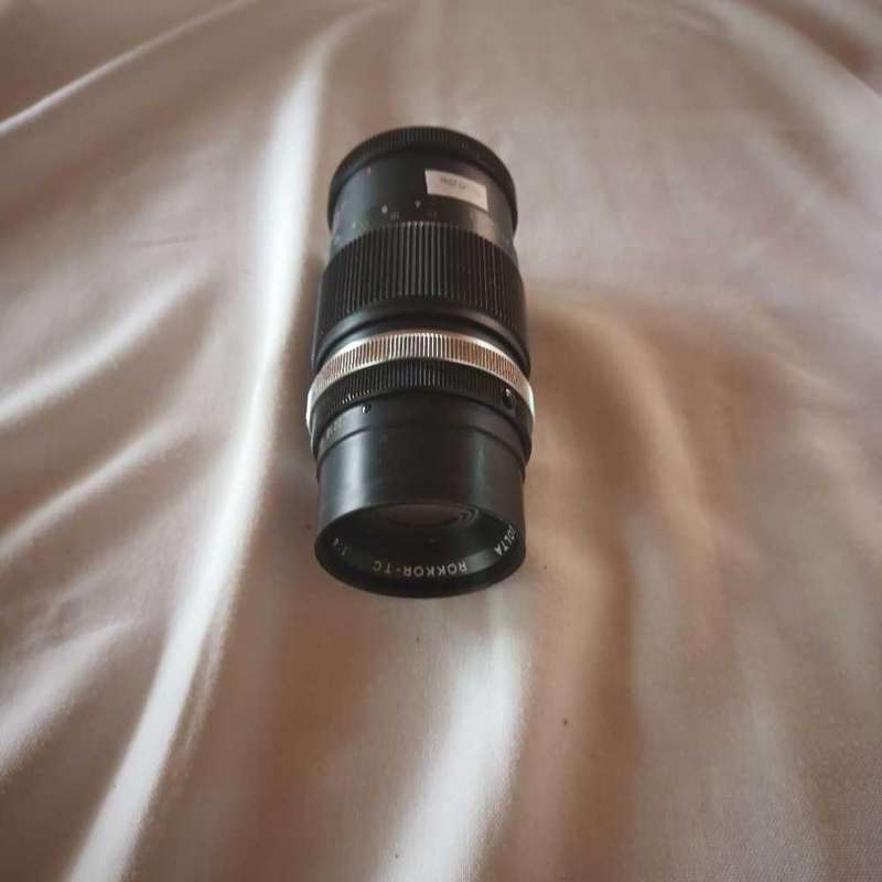 Minolta Rokkor T-C 145mm 1:4 camera lens