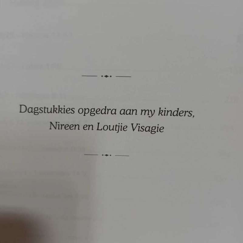 Die Eenjaar-boodskap met oordenking. Christian book