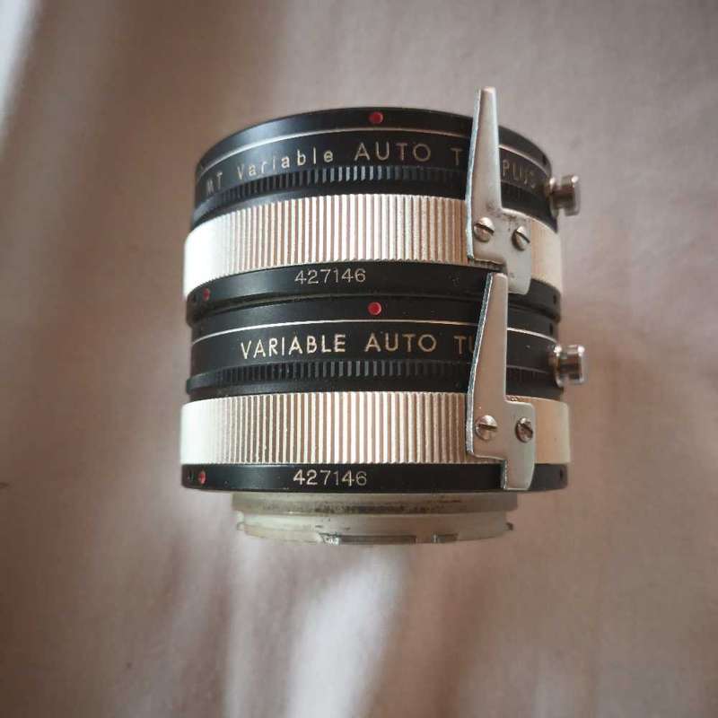 Vintage Variable Auto TelePlus and Variable Auto Tube for camera