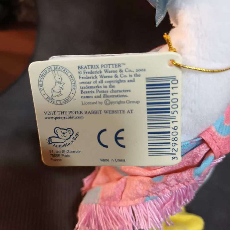 Jemima Puddle Duck soft toy