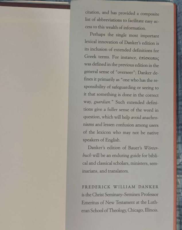 A Greek Lexicon of the New Testament and early Christian Literature