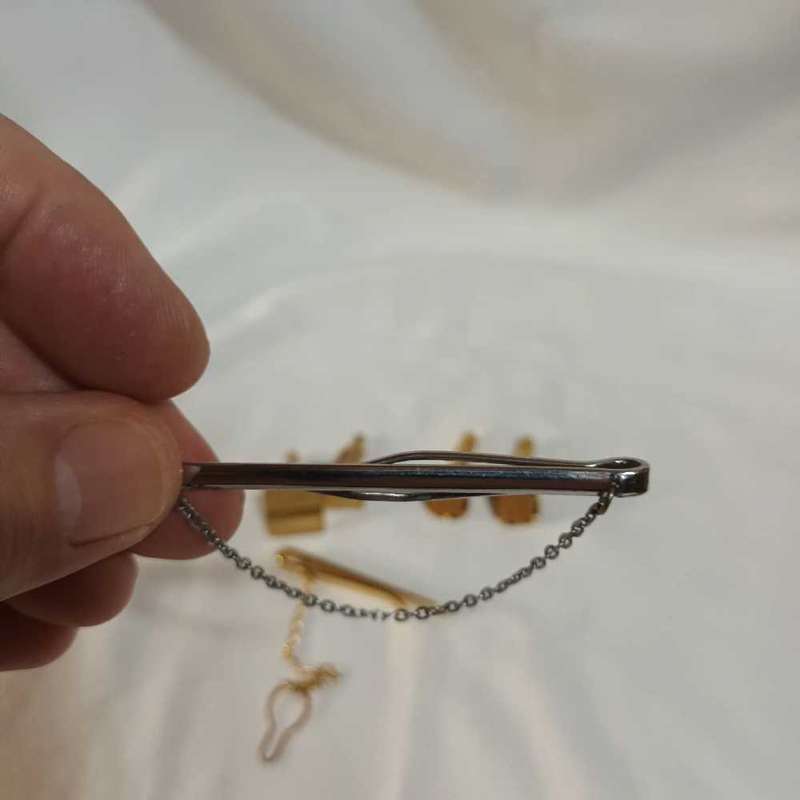 Tie pins and cufflinks