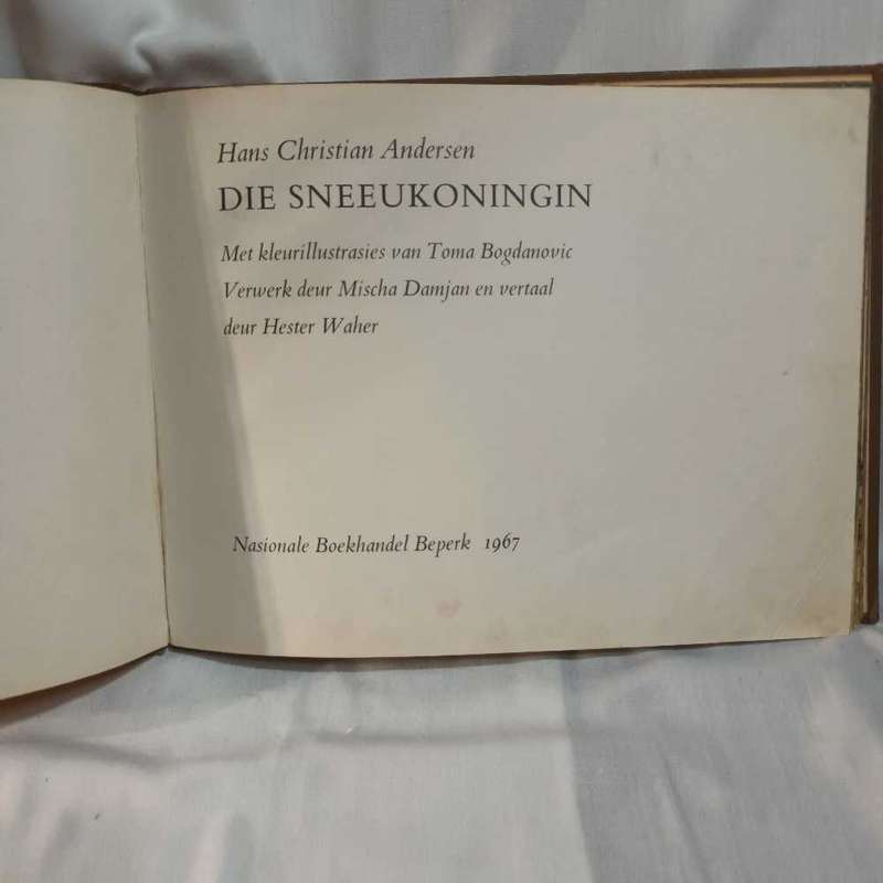 Die Sneeukoningin. Andersen. Afrikaanse Kinderboek